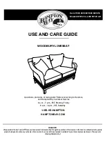 Preview for 8 page of HAMPTON BAY WOODBURY DY9127-4-LV Use And Care Manual