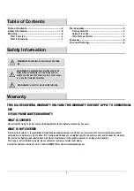 Preview for 2 page of HAMPTON BAY WOODBURY DY9127-TT Use And Care Manual