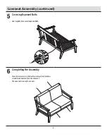 Предварительный просмотр 8 страницы HAMPTON BAY WOODFORD FRN-801820-1 Use And Care Manual