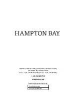 Предварительный просмотр 9 страницы HAMPTON BAY WOODFORD FRN-801820-2 Use And Care Manual