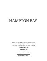 Preview for 8 page of HAMPTON BAY WOODFORD FRN-801820-CL Use And Care Manual