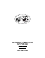 Preview for 6 page of HAMPTON BAY WQ1007-26B Use And Care Manual