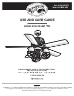 HAMPTON BAY YG098-NM Use And Care Manual предпросмотр