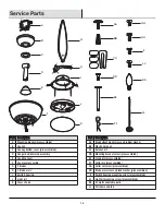 Preview for 18 page of HAMPTON BAY YG115-MWH Use And Care Manual