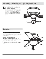 Предварительный просмотр 14 страницы HAMPTON BAY YG204-BN-D Use And Care Manual