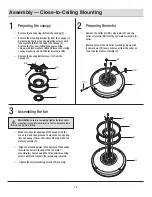 Preview for 10 page of HAMPTON BAY YG529-WH Use And Care Manual