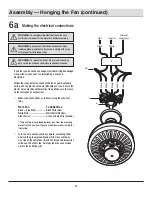 Предварительный просмотр 12 страницы HAMPTON BAY YG529-WH Use And Care Manual