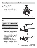 Предварительный просмотр 15 страницы HAMPTON BAY YG529-WH Use And Care Manual