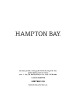 Preview for 21 page of HAMPTON BAY YG529-WH Use And Care Manual