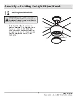 Предварительный просмотр 15 страницы HAMPTON BAY YG763-BN Use And Care Manual