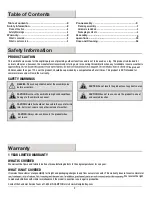 Preview for 2 page of HAMPTON BAY YJAF-037-E Use And Care Manual