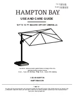 Предварительный просмотр 1 страницы HAMPTON BAY YJAF-038G-Chili Use And Care Manual