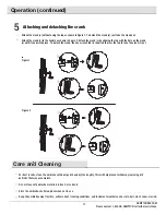 Предварительный просмотр 17 страницы HAMPTON BAY YJAF-038G-Chili Use And Care Manual