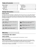 Preview for 2 page of HAMPTON BAY YJAF-052-C Use And Care Manual