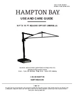 Preview for 1 page of HAMPTON BAY YJAF-819C-SCS Use And Care Manual