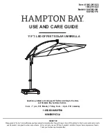 Preview for 1 page of HAMPTON BAY YJAF052-MI Use And Care Manual