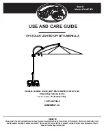 Preview for 1 page of HAMPTON BAY YJAF052 Use And Care Manual