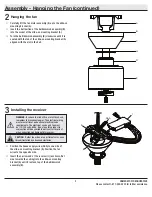 Предварительный просмотр 9 страницы HAMPTON BAY ZANDRA 92380 Use And Care Manual