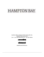 Preview for 6 page of HAMPTONBAY A210012400 Use And Care Manual