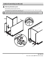 Предварительный просмотр 7 страницы HAMPTONBAY BASE CABINET B12 Use And Care Manual