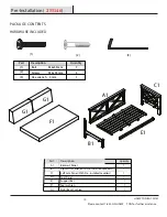 Preview for 10 page of HAMPTONBAY Bench FG19233S Use And Care Manual