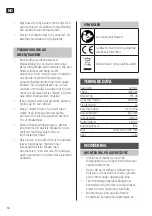 Preview for 16 page of Hamron 008052 Operating Instructions Manual