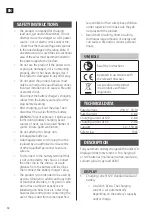 Preview for 12 page of Hamron 008908 Operating Instructions Manual