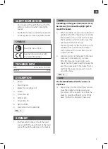 Preview for 7 page of Hamron 012462 Operating Instructions Manual