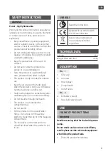 Preview for 11 page of Hamron 016561 Operating Instructions Manual