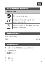 Предварительный просмотр 11 страницы Hamron 017345 Operating Instructions Manual