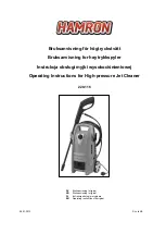 Hamron 220-116 Operating Instructions Manual preview