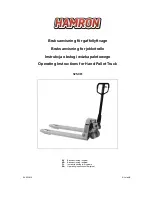 Preview for 1 page of Hamron 325-001 Operating Instructions Manual