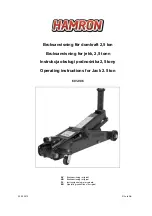 Hamron 601-006 Operating Instructions Manual preview