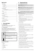 Preview for 12 page of Hamron 604097 Operating Instructions Manual