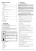 Preview for 20 page of Hamron 604097 Operating Instructions Manual