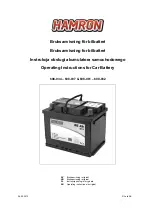 Hamron 608-034 Operating Instructions Manual preview