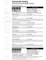 Предварительный просмотр 14 страницы Hamworthy DORCHESTER DR90L-CE Installation, Commissioning And Servicing Instructions