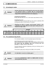 Предварительный просмотр 45 страницы Hamworthy VARMAX 120 Installation, Commissioning And Servicing Instructions