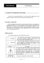 Preview for 5 page of Hanatech Multiscan Operator'S Manual