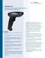 Hand Held Products 3800ESD Specifications preview