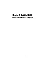 Preview for 65 page of Hand Held Products Dolphin 7200 User Manual