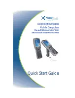 Предварительный просмотр 1 страницы Hand Held Products Dolphin 9500 Series Quick Start Manual