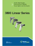 Hand Held Products HandHeld 3800 Linear Series Quick Start Manual предпросмотр