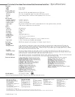 Preview for 2 page of Hand Held Products Quick Check QCOLV-SV100 Specifications