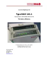 Предварительный просмотр 1 страницы H&B DAD 141.1 Technical Manual