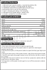 Preview for 2 page of HandFan HF387 Instruction Manual