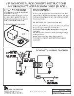 Предварительный просмотр 3 страницы H&H VIP 3000 Owner'S Instructions