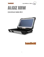 Preview for 1 page of HandHeld ALGIZ XRW Quick Start Manual