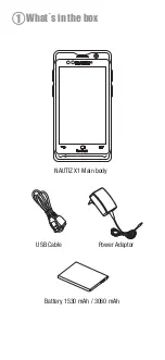 Предварительный просмотр 2 страницы HandHeld NAUTIZ X1 Quick Start Manual