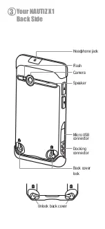 Предварительный просмотр 4 страницы HandHeld NAUTIZ X1 Quick Start Manual